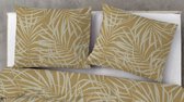Byrklund Sunny Palms Dekbedovertrek - Tweepersoons - 200x200/220 cm - Okergeel