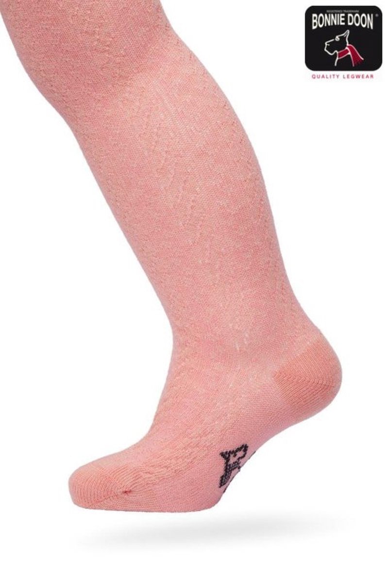 Bonnie Doon Baby Kabel Maillot Roze maat 68/74 - Meisjes - Kabel Patroon - Organic - Zacht Organisch Katoen - GOTS gecertificeerd - Gladde naden - Comfortabele Boord - Geen vervelende naden - Lobster Bisque - BP214902.272