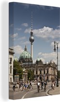 Tableau sur Toile Vue de la ville de Berlin, Allemagne - 80x120 cm - Décoration murale