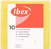 Ibex huishouddoekjes - Geel -  Multipak 5 x 10 stuks