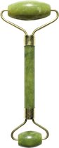 De Franse Pharmacie - Jade Roller Gezichtsroller - Groen - Inclusief Linnen hoesje - 100% Natuursteen