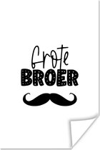 Affiche Citations - Proverbes - Frère - Grand frère - 40x60 cm