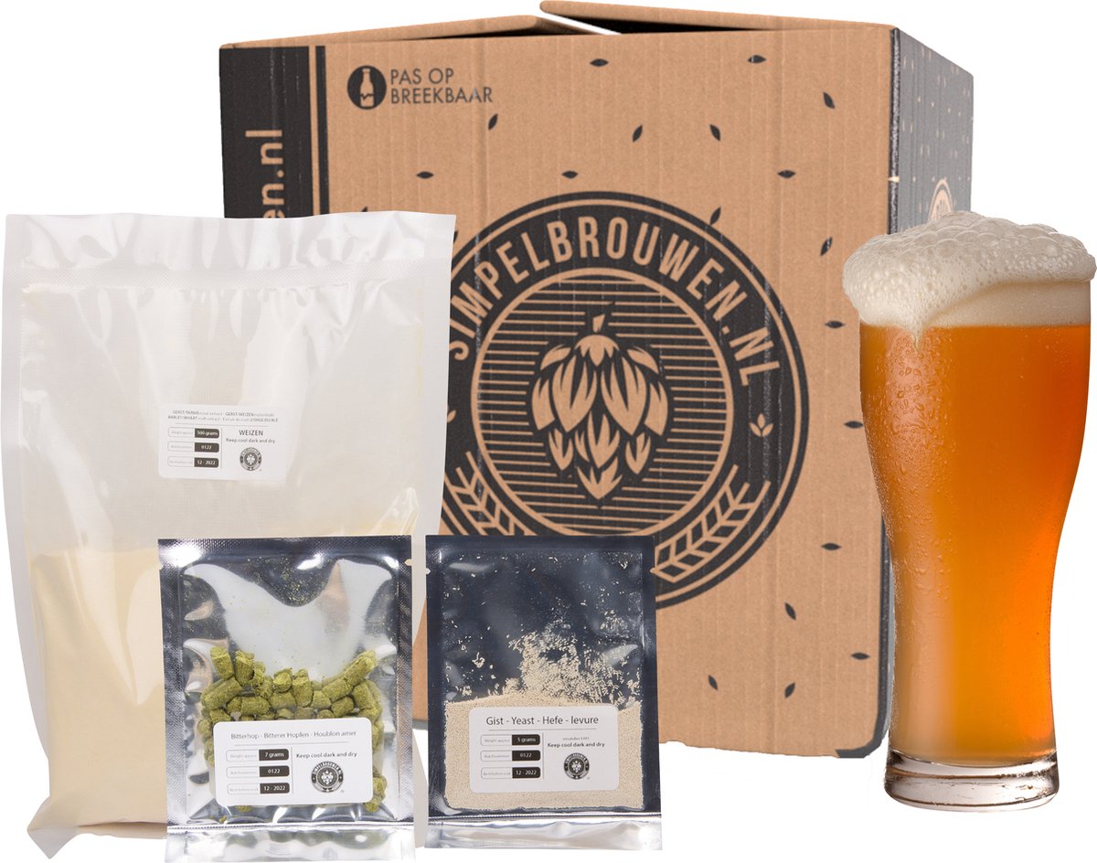Brew Monkey Bierbrouwpakket – Ingrediënten Voor 5 Liter Tripel Bier, Zelf Brouwen Bier Brouwen Pakket Brew Monkey Bierbrouwpakket – Ingrediënten Voor 5 Liter Tripel Bier, Zelf Brouwen Bier Brouwen Pakket