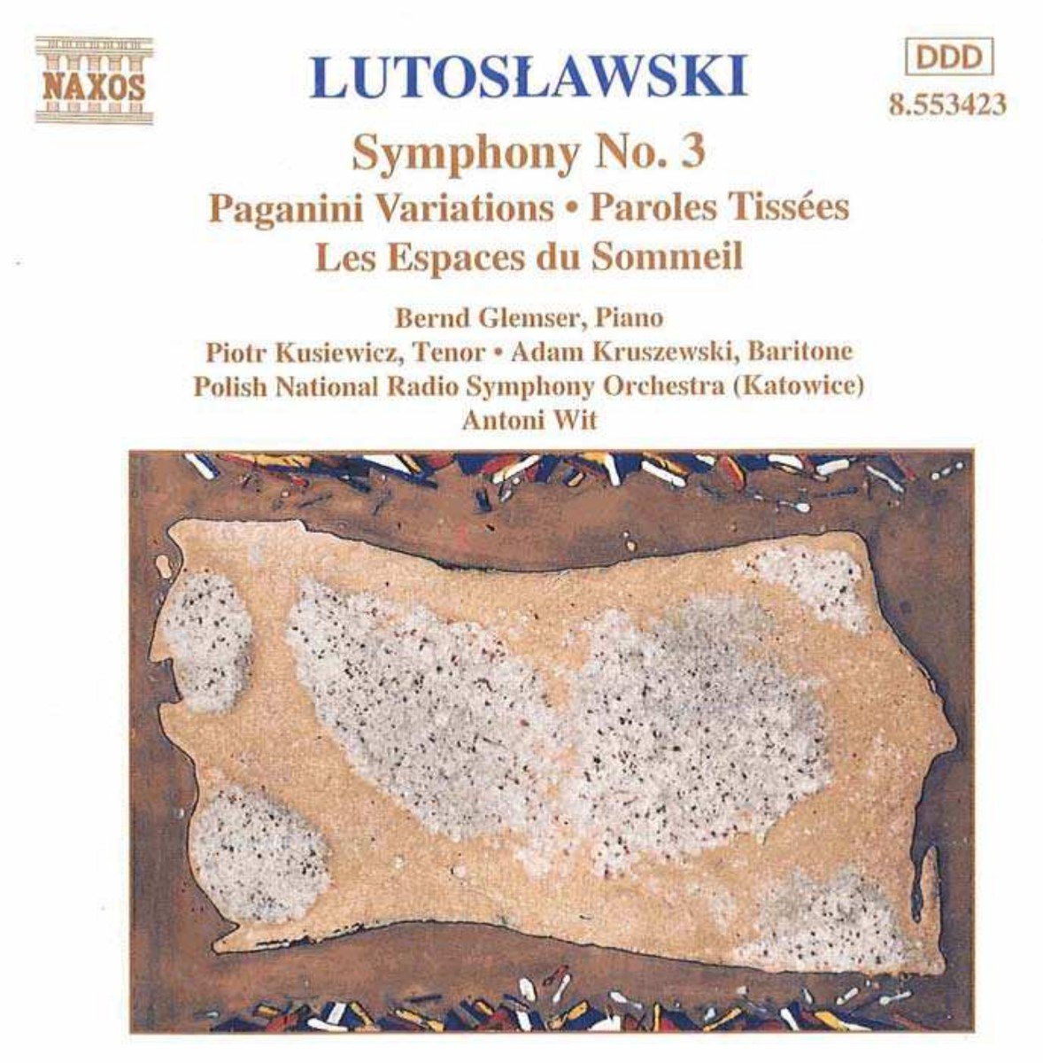Polish National Radio Symphony Orchestra, Antoni Wit - Lutoslawski: Symphony No.3 (CD)