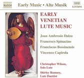Christopher Wilson, Shirley Rumsey - Early Venetian Lute Music (CD)