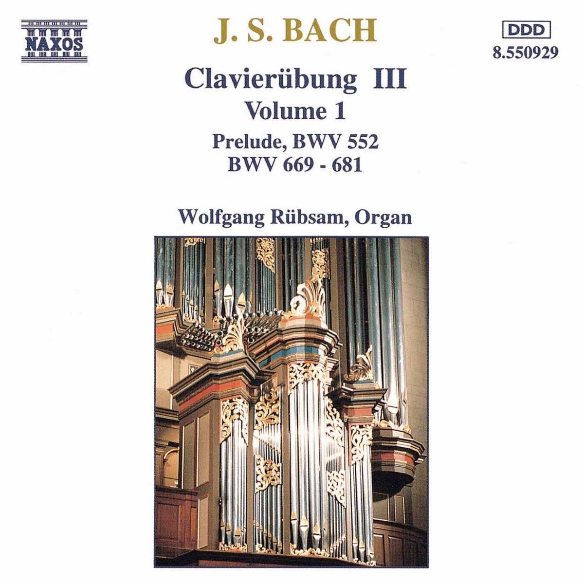 Wolfgang Rübsam - J.S. Bach: Clavierubung III 1 (CD)