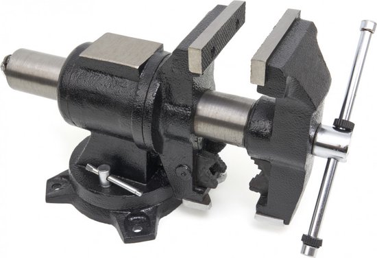 Hyundai bankschroef staal 100 mm - bekbreedte 11 cm - GS/TÜV