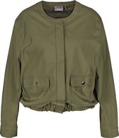 SAMOON Dames Licht jack van organic cotton Seaweed-48