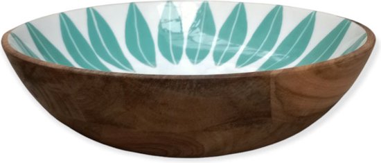 Schaal Schelp Teakhout Naturel | Zus & Zo Oostburg | Unieke cadeau's
