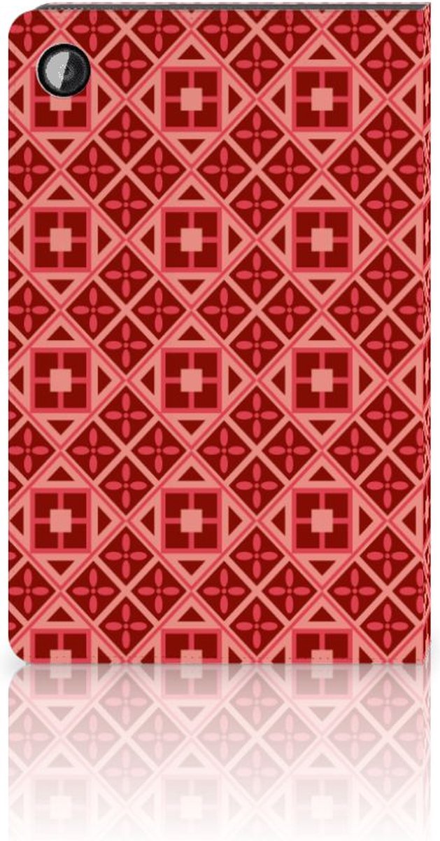 Samsung Galaxy Tab A8 2021/2022 Tablet Hoes Batik Rood