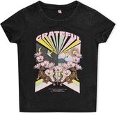 Only t-shirt meisjes - zwart - KMGlucy - maat 86