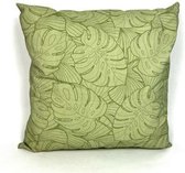 Madison sierkussen 45x45 cm Palm light green