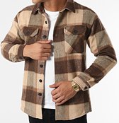 Heren Flannel Jacket Bruin Castro