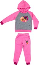 Bing joggingpak roze/grijs - Trainingspak Bing - Joggingpak voor kinderen - Bing hoodie - Bing broek - Bing Bunny