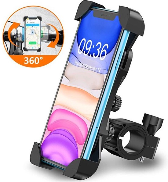 Besjaar telefoonhouder fiets - motor - scooter met 360 graden rotatie -  Universeel... | bol.com