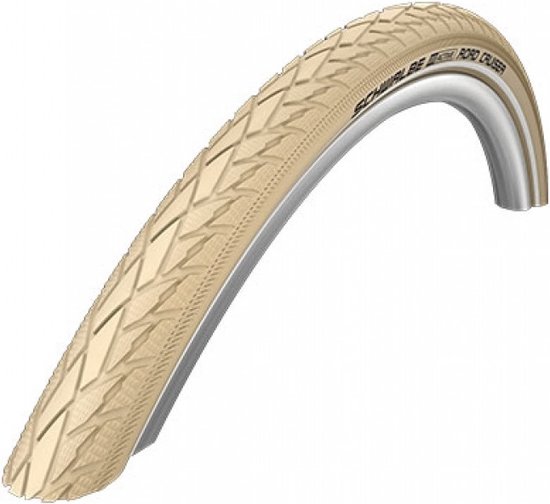 Foto: Schwalbe buitenband road cruiser 28 inch x 1 60 creme reflecterend