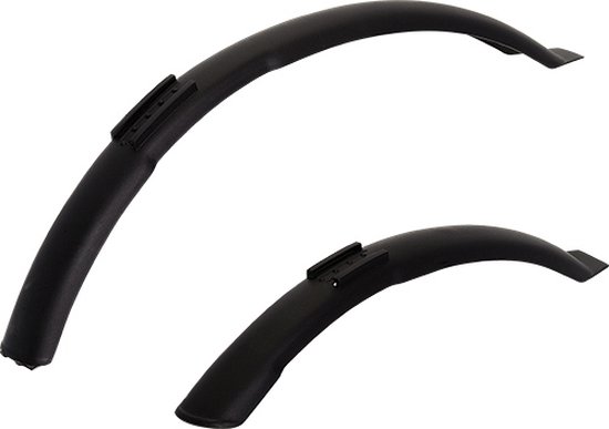 Hzb spatbordset 16 - 20 inch kunststof zwart van Hazebike — afbeelding 2