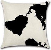 Kussenhoes Wereld  45x45cm