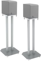Speaker vloerstandaard Solid 60cm wit, set 2 stuks | Speaker standaard | Luidspreker standaard
