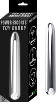 Power Escorts - TDY Buddy - Mega Size Bullet - To Do Yourself Buddy - Oplaadbaar - Trendy Silver - Mega Size 18 CM - 10 Speed - gave Cadeaubox - ideaal om te geven of te ontvangen