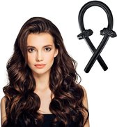 Heatless curls- 1 stuk haarkruller- Zwart