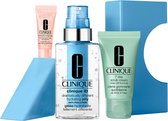 Clinique 4 Piece Gift Set: DD Hydrating Jelly 115ml – Cartridge Active Concentrate 10ml – 7 Day Scrub 30ml – Moisture Surge Eye Concentrate 5ml