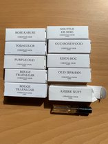 Christian Dior Set of 10 Samples Eau De Parfum 10x2ml Ambre nuit, oud ispahan...