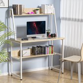 Bureau - Pc Tafel - Computerbureau met kast - Voor thuiskantoor,Studie,Gaming, Woonkamer, Studeerkamer -100cm