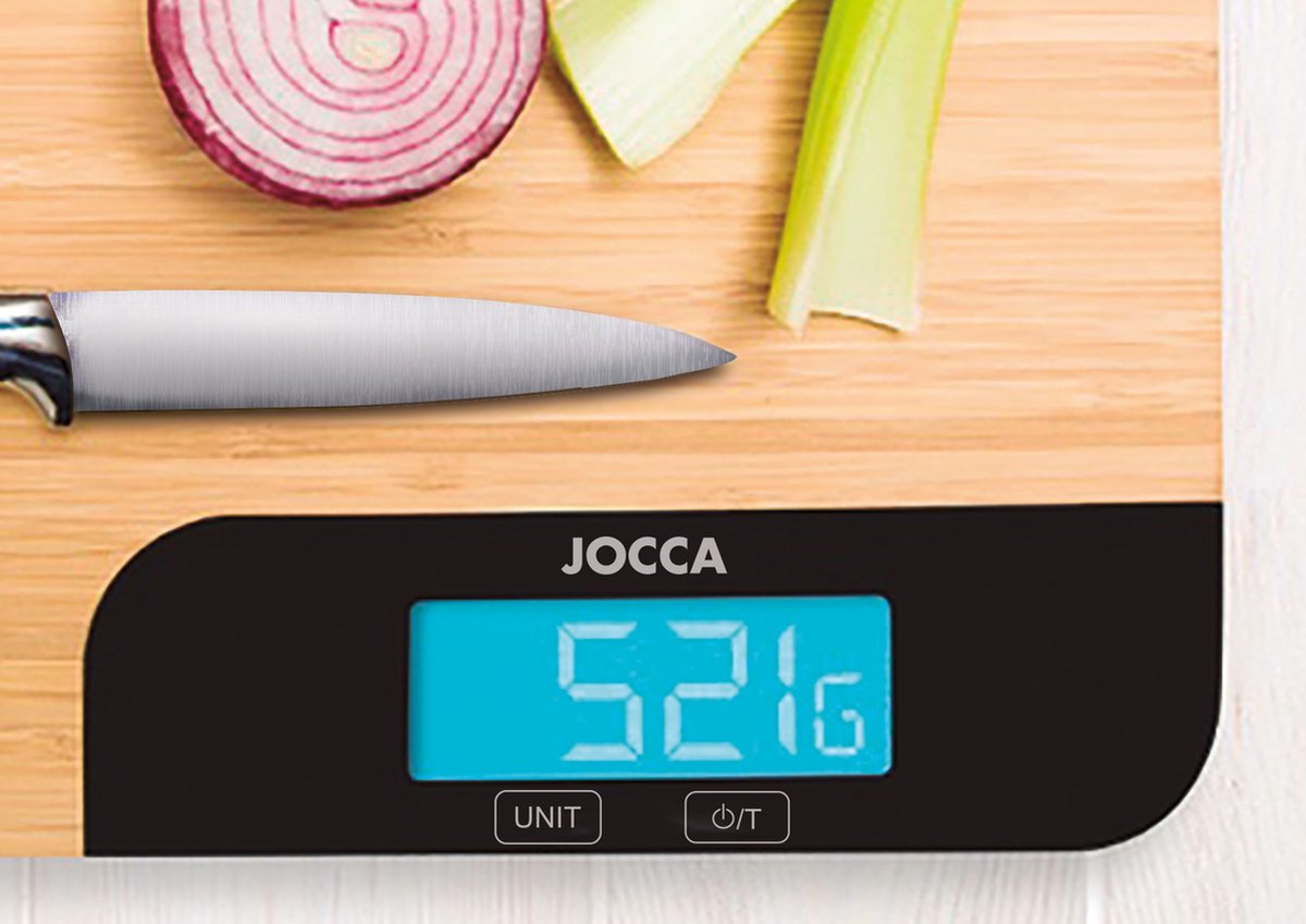 Benadrukken betaling Onveilig Jocca digitale keukenweegschaal - Snijplank | bol.com