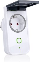 alpina Smart Home - Slimme Stekker - Smart Plug voor Buiten - 230V - IP44 Spatwaterdicht - Tijdschema's - Verbruiksmeter - App Besturing