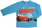 Disney Pixar Cars Jongens Longsleeve - Blauw - Bliksem McQueen - T-shirt met lange mouwen - Maat 80