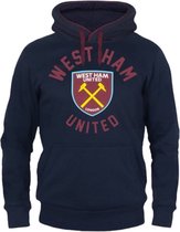 Navy hoodie West Ham United FC maat L
