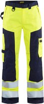 Blaklader Multinorm werkbroek 1578-1514 - High Vis Geel/Marineblauw - D112