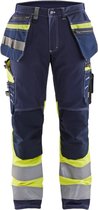 Blaklader High Vis werkbroek met stretch 1794-1370 - Marine/High Vis Geel - C152