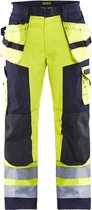 Blaklader Multinorm werkbroek 1579-1514 - High Vis Geel/Marineblauw - C56