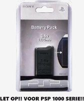 PSP batterij 1800 mAh  3.6 V. voor PSP1000 serie (bolle achterkant!!)