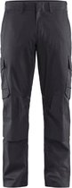 Blaklader Pantalon de travail industriel stretch avec poches genoux 1448-1832 - Grijs Medium / Zwart - C60