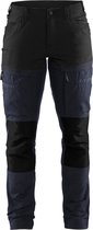 Blaklader Servicewerkbroek met stretch voor dames 7166-1845 - Donker marineblauw/Zwart - C42