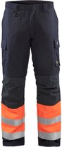 Blaklader Multinorm winterwerkbroek 1869-1513 - Marineblauw/Oranje - D100