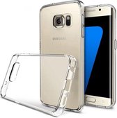 Geschikt voor Samsung Galaxy S7 Edge transparant siliconen hoes / case siliconen / doorzichtig