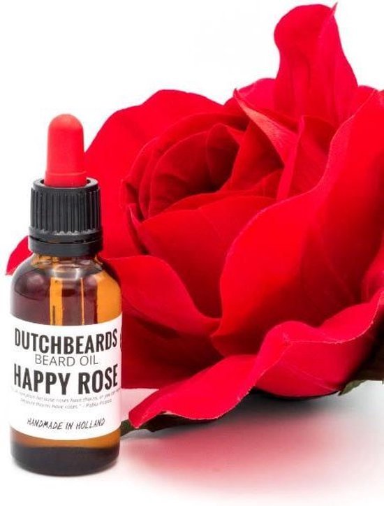 Dutchbeards Baardolie Happy Rose 30 ml