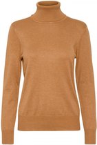 Saint Tropez MilaSZ Rollneck Pullover Pecan Brown Melange-L