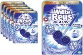 6x Witte Reus Toiletblok Blauw Actief Hygiëne