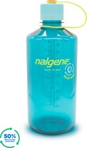 Nalgene Narrow-Mouth Bottle - gourde - 32 oz - Sans BPA - SUSTAIN - Céruléen