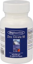 Zinkcitraat 50, Zinc Citrate 50, 60 capsules, Allergy Research Group