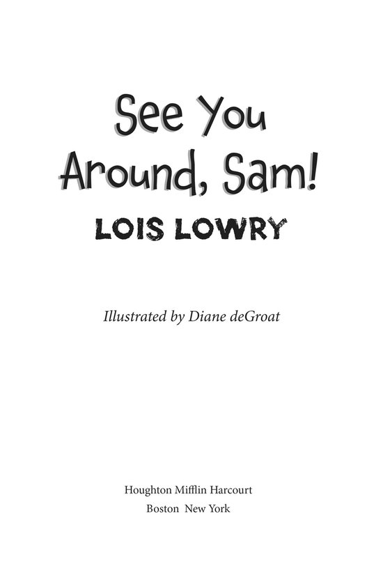 see-you-around-sam-ebook-lois-lowry-9780547344751-boeken-bol