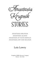 An Anastasia Krupnik story - Anastasia Krupnik Stories