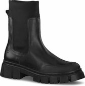 Tamaris Dames Half laarsje 1-1-25930-37 001 zwart normal Maat: 38 EU