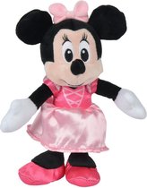 Minnie Mouse (Prinses Outfit) Disney Junior Pluche Knuffel 20 cm | Mickey Mouse Plush Toy | Speelgoed knuffelpop knuffeldier voor kinderen baby jongens meisjes