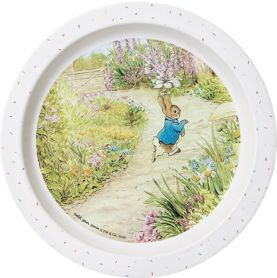 Peter Rabbit bord rond  21 cm